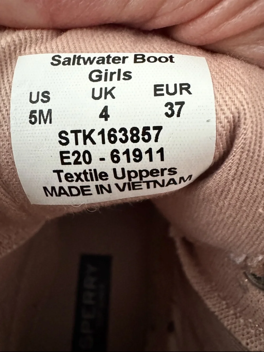 Sperry Womens Blush Pink Duck Boots